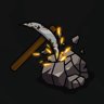 Mine a rock.