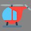 Escape on the helicopter