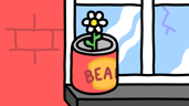 The Beans are on the Windowsill!