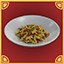 Beef Stroganoff over Buttered Pasta