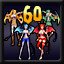 Level 60 to all the characters