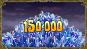 150000 crystals picked