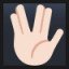 Vulcan Salute - Light Skin Tone