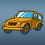 Yellow SUV