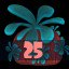 Activate red plant 25 times!