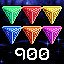 900 Tetrahedrons!