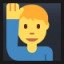 Man Raising Hand