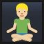 Man in Lotus Position - Medium-Light Skin Tone