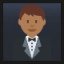 Man in Tuxedo - Medium-Dark Skin Tone