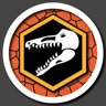 Gold Spinosaurus