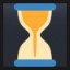 Hourglass With Flowing Sand