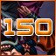 Achieve a 150 hit combo