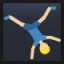 Man Cartwheeling - Medium-Light Skin Tone