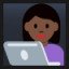 Woman Technologist - Dark Skin Tone