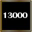 13000 points scored.