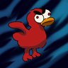 Angry chicken