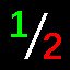 1/2 = ?