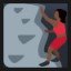 Woman Climbing - Dark Skin Tone