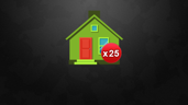 Built 25 house levels