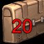 Loot 20 epic(purple) items