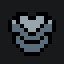 Silver gauntlet