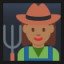 Woman Farmer - Medium-Dark Skin Tone