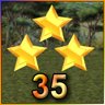 3 Stars on Level 35