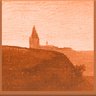 The journey isn't over til you see the church and steeple