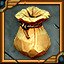 A heavy bag of money