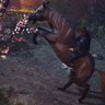 Fall off a horse?