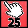 25 Clicks!