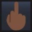 Middle Finger - Dark Skin Tone