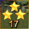 3 Stars on Level 17