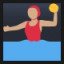 Woman Playing Water Polo - Medium Skin Tone