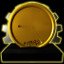Frame in time gold trophy