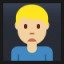 Man Frowning - Medium-Light Skin Tone