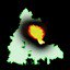 Large Flaming Boulder Deflector