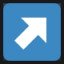 Up-Right Arrow