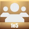 City of 1e5 citizens