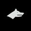 INVEST IN BLACK FLAG WITH WHITE WOLF HEAD
