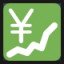 Chart Increasing With Yen