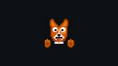 Scared dog
