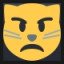 Pouting Cat Face