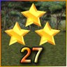 3 Stars on Level 27