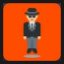 Man in Business Suit Levitating - Medium-Light Skin Tone