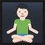 Man in Lotus Position - Light Skin Tone