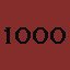 Got a 1000 points!