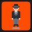 Man in Business Suit Levitating - Light Skin Tone