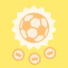 Gold Trophy Football
