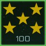 Experience Level 100 Exalted Upgrade Awarded
